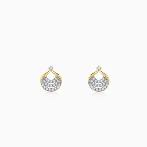 Gold Moonbeam Diamond Earrings Giva
