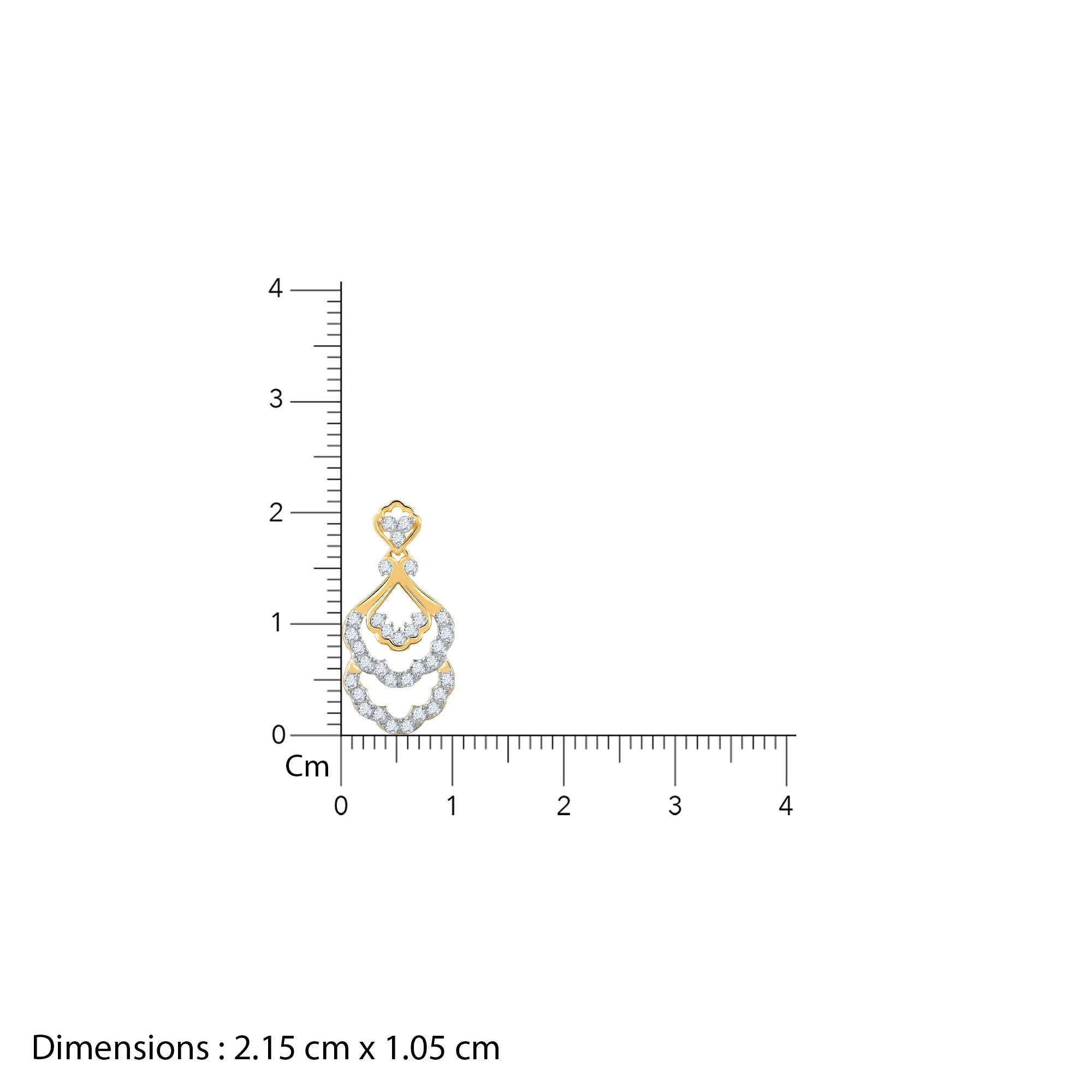 Gold Nevara Diamond Earrings Giva
