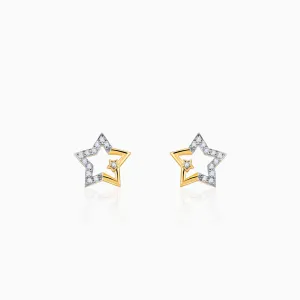 Gold Starstruck Diamond Earrings Giva