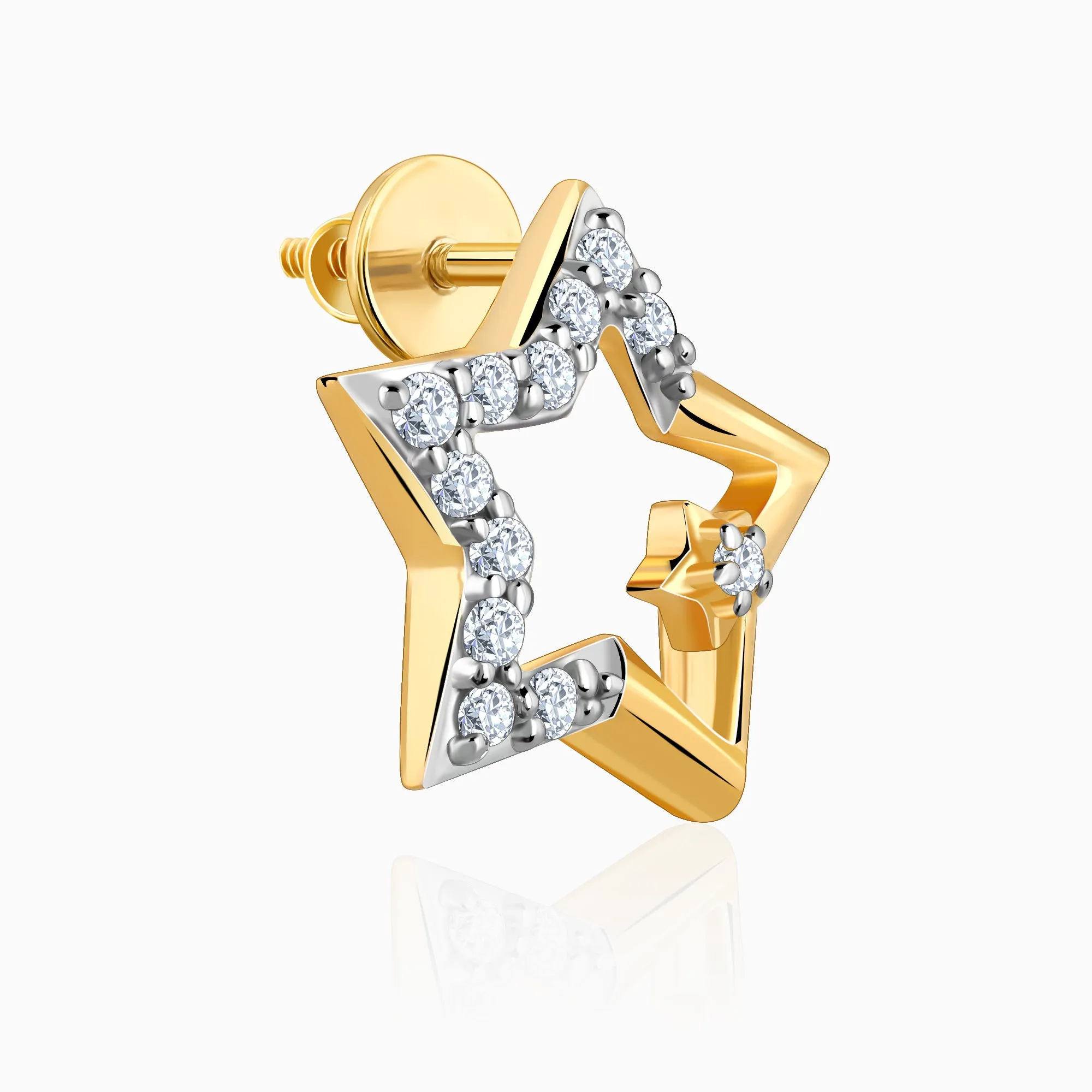 Gold Starstruck Diamond Earrings Giva