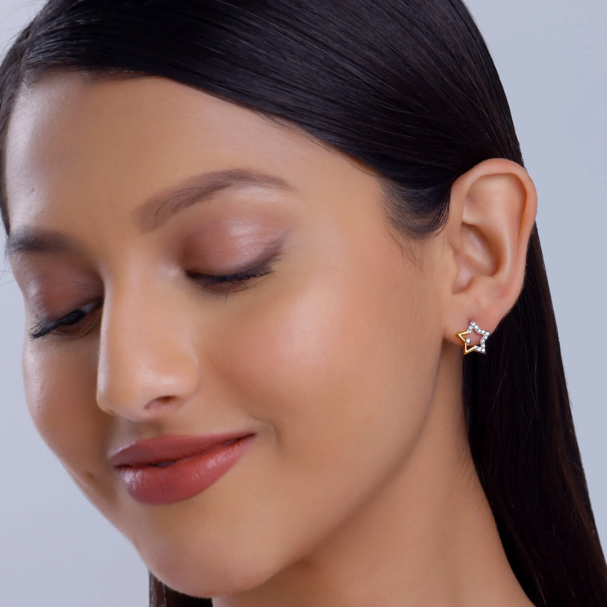 Gold Starstruck Diamond Earrings Giva