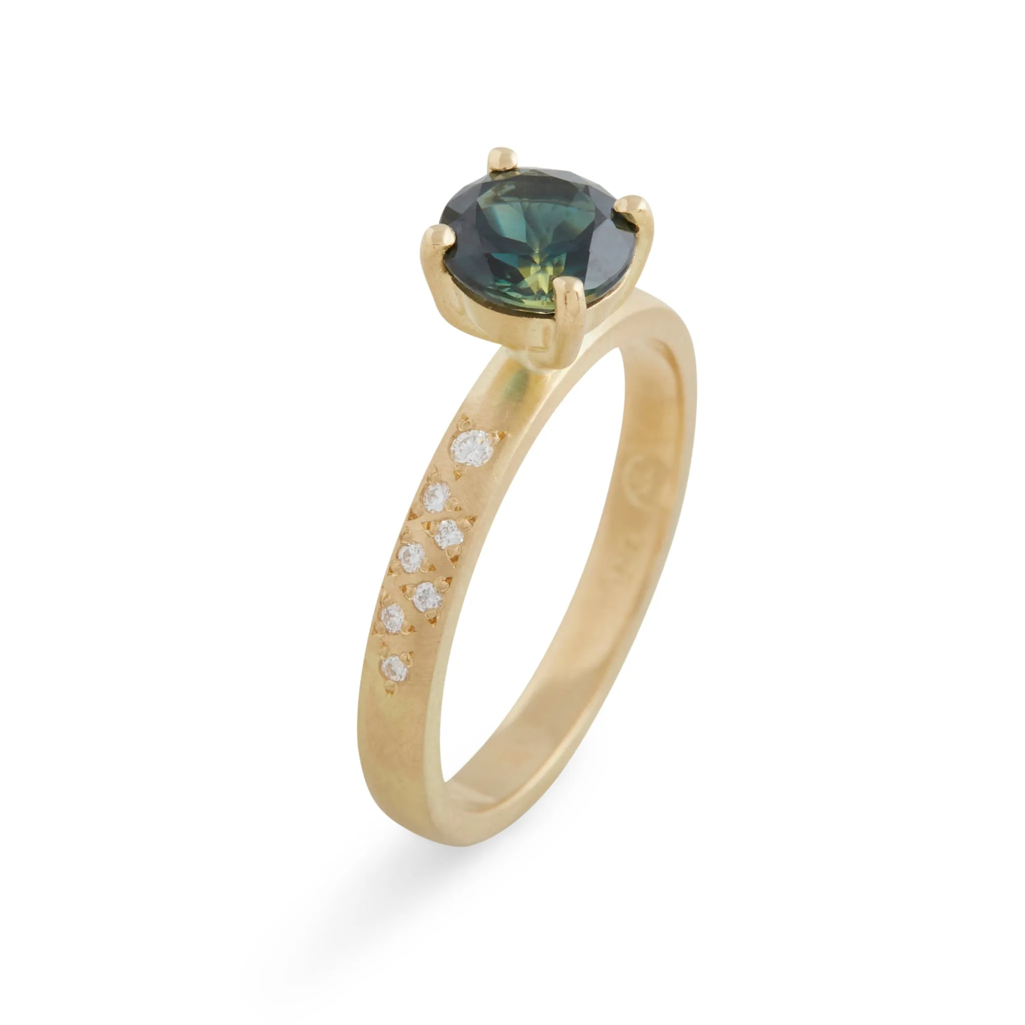 Green Rainforest (4 claw) Ring Pieces of Eight