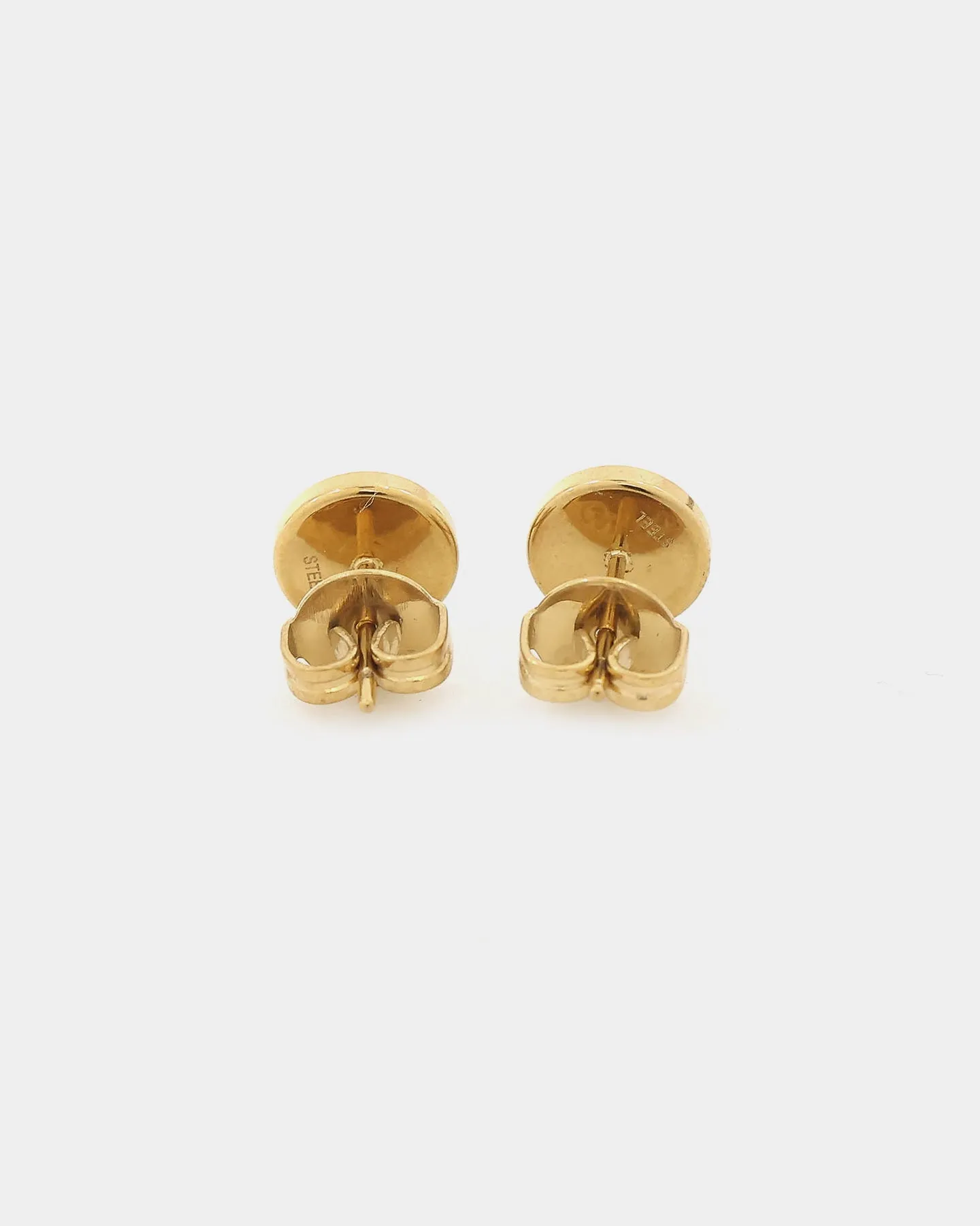 Guess Mainline Crystal Clear 8mm Stud Gold