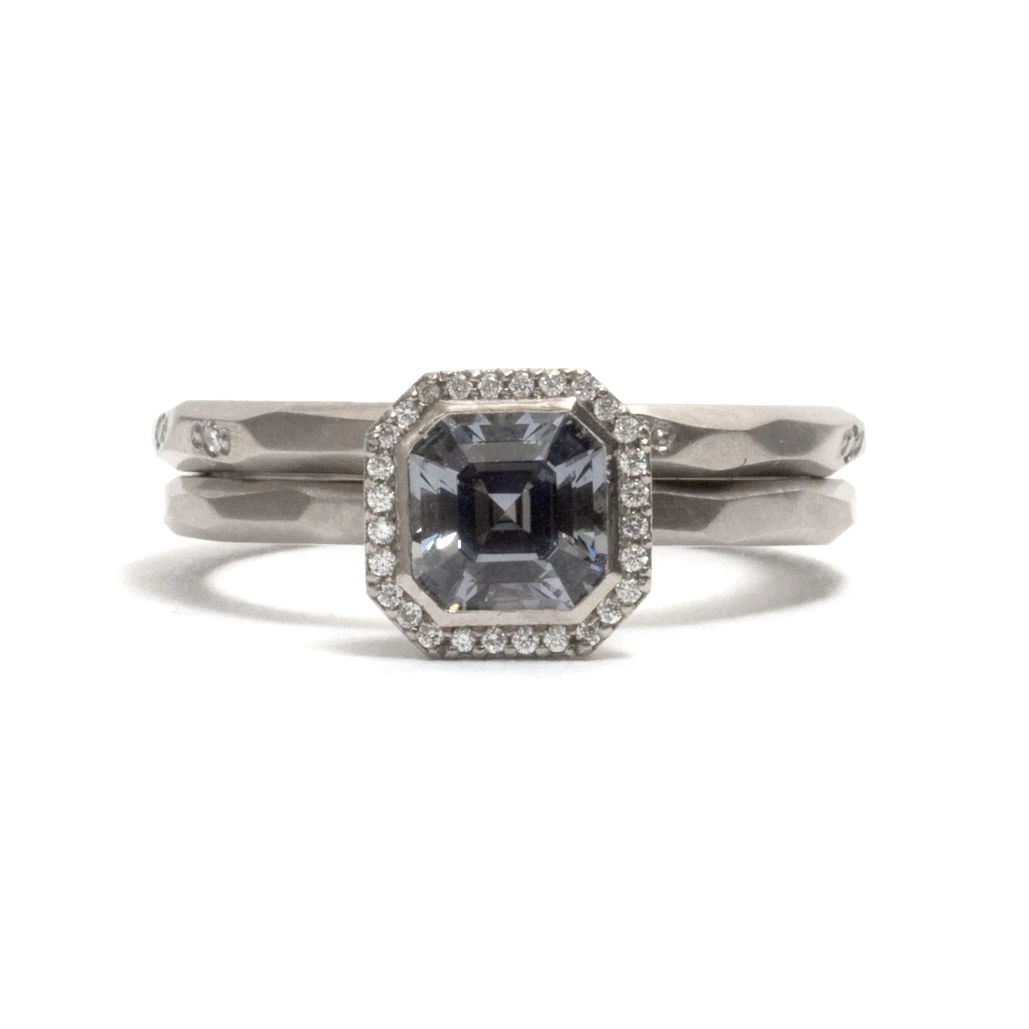 Halo Bezel Spinel Ring Pieces of Eight