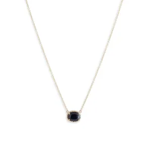 Harvest Inky Blue Oval Sapphire Pendant Pieces of Eight