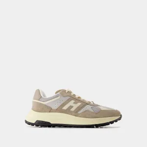 Hogan Hyperlight Sneakers - Hogan - Leather - Khaki