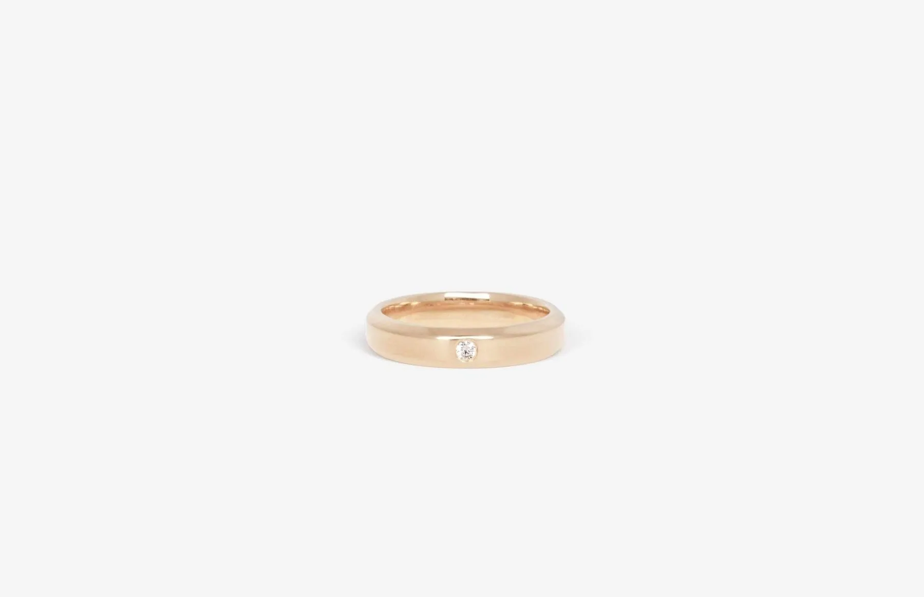 IX Evig 14K Gold w. Diamond Ring