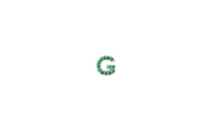 IX G Silver Stud w. Zirconia