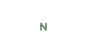 IX N Silver Stud w. Zirconia