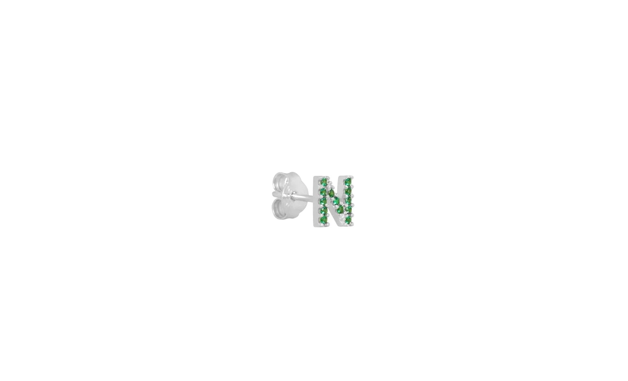 IX N Silver Stud w. Zirconia