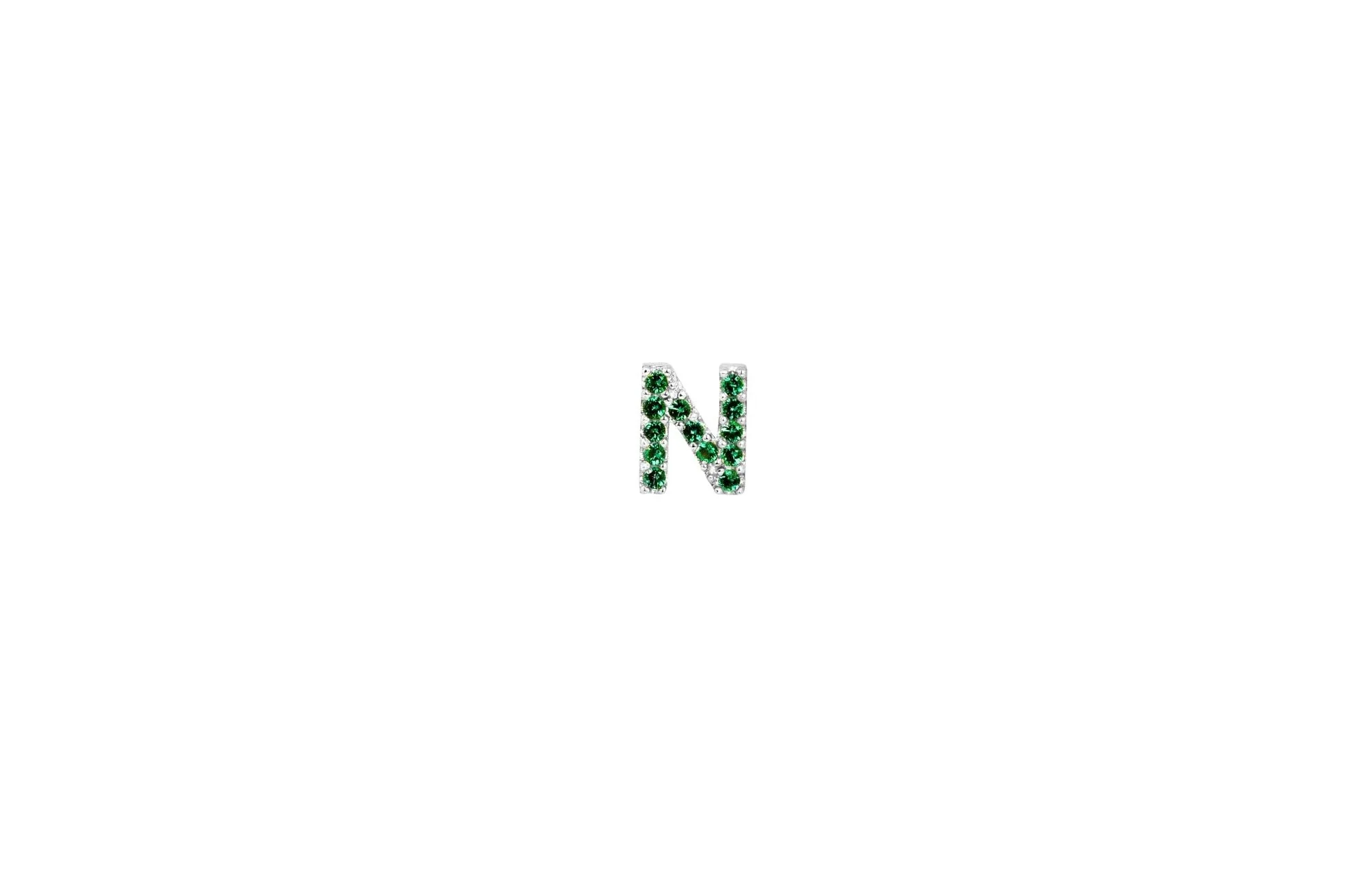 IX N Silver Stud w. Zirconia