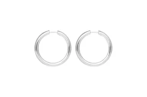 IX Tess Silver Hoop Earrings