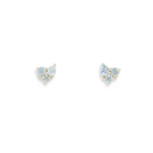 Kaleidoscope Blue Gem Earrings Pieces of Eight
