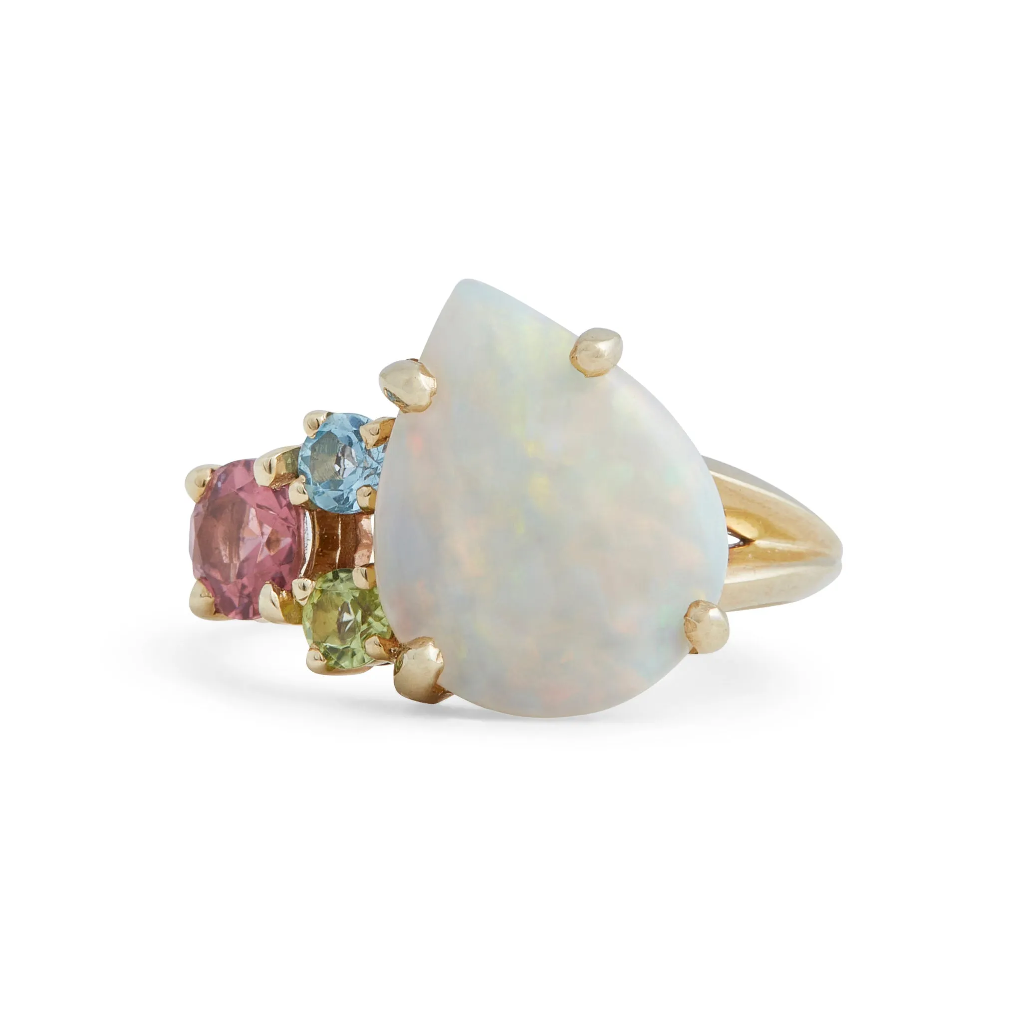 Kaleidoscope Opal Gem Ring Pieces of Eight