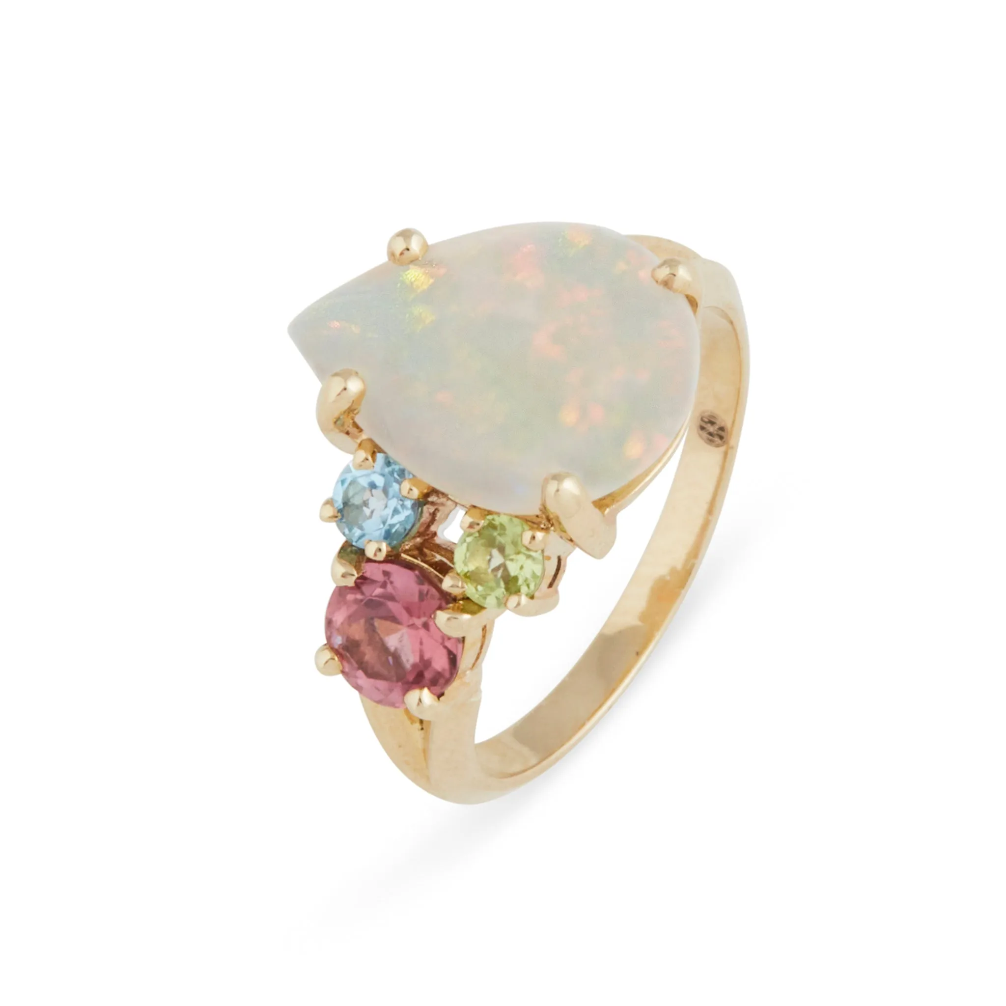 Kaleidoscope Opal Gem Ring Pieces of Eight