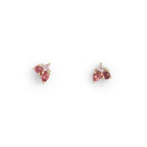 Kaleidoscope Pink Gem Earrings Pieces of Eight