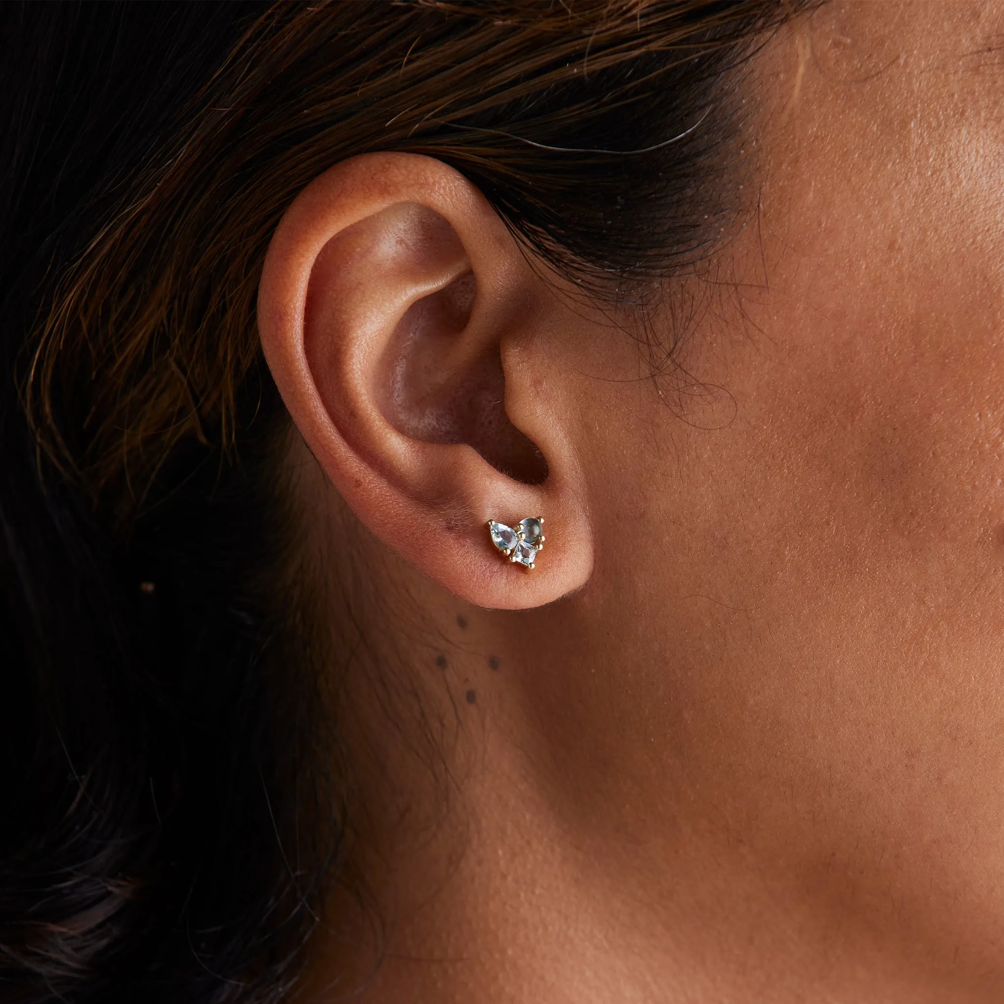 Kaleidoscope Sapphire Earrings Pieces of Eight