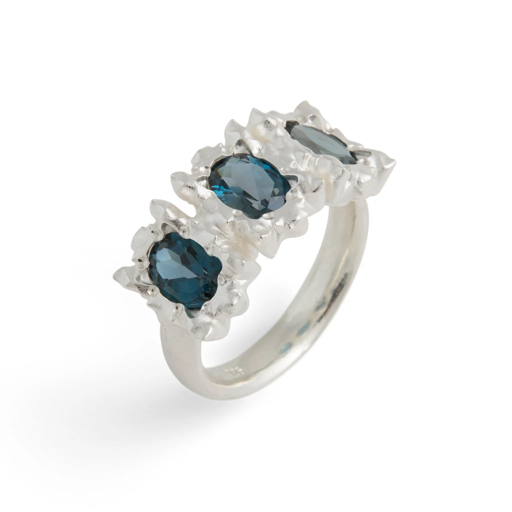 KOI-5 London Blue Topaz Ring Pieces of Eight