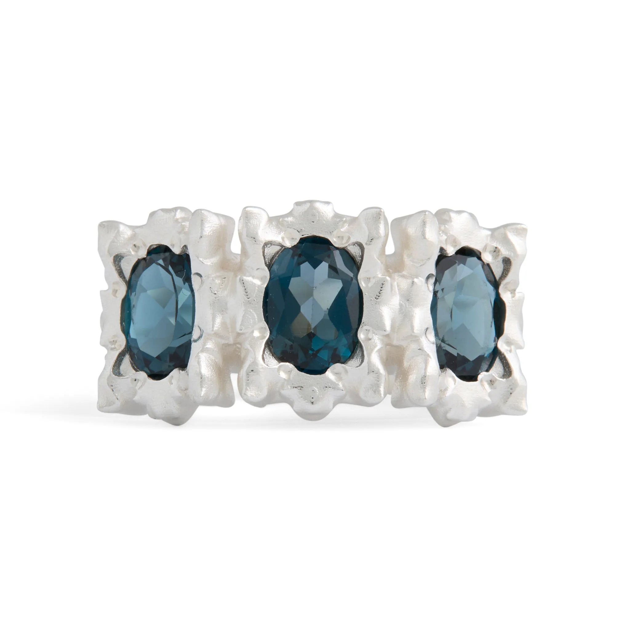 KOI-5 London Blue Topaz Ring Pieces of Eight