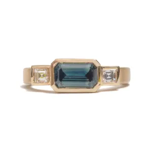 Landscape Sapphire Ring Pieces of Eight