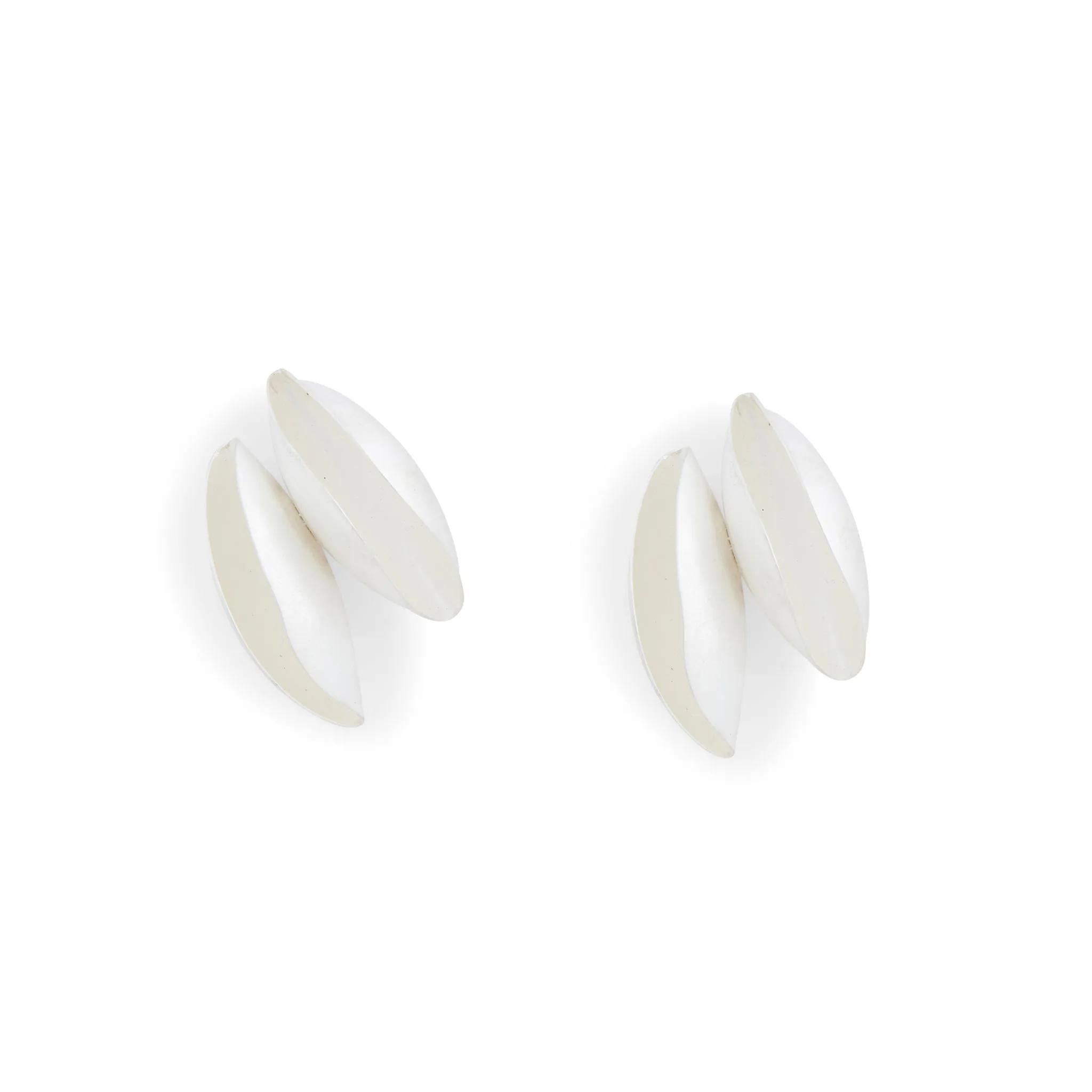 Large Double Seed Pod Stud Earrings Pieces of Eight