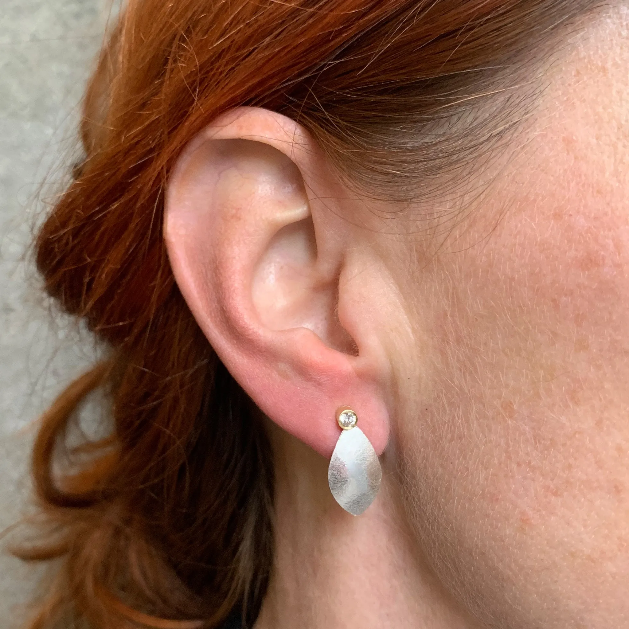 Leaf Stud Earrings Pieces of Eight