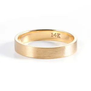 LEO 14K Gold Ring 5 mm