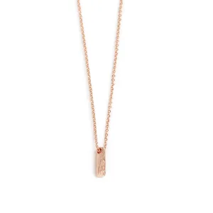 Lithic Diamond Love Rose Gold Pendant Pieces of Eight