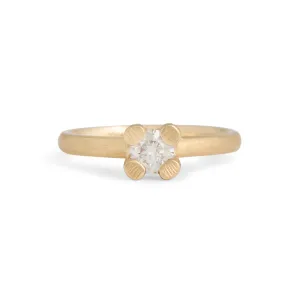 Lithic Diamond Solitaire Ring Pieces of Eight