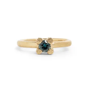 Lithic Sapphire Solitaire Ring Pieces of Eight