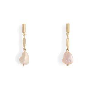 Lithic Tumble Pearls Earrings Pieces of Eight