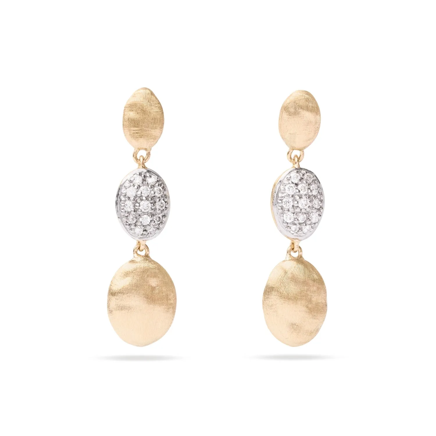 Marco Bicego Siviglia 18ct Yellow Gold Diamond Drop Earrings