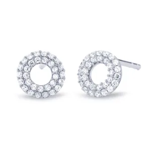 Matiné Pavé 18K Whitegold Studs w. 62 Diamonds