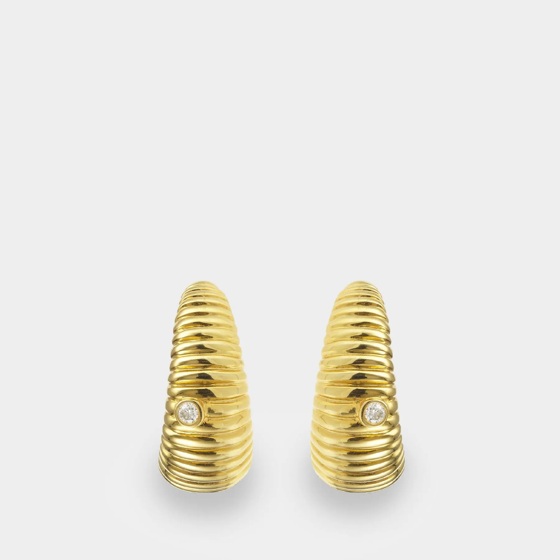 Maxi Berlingot Malachite Ring in Yellow Gold