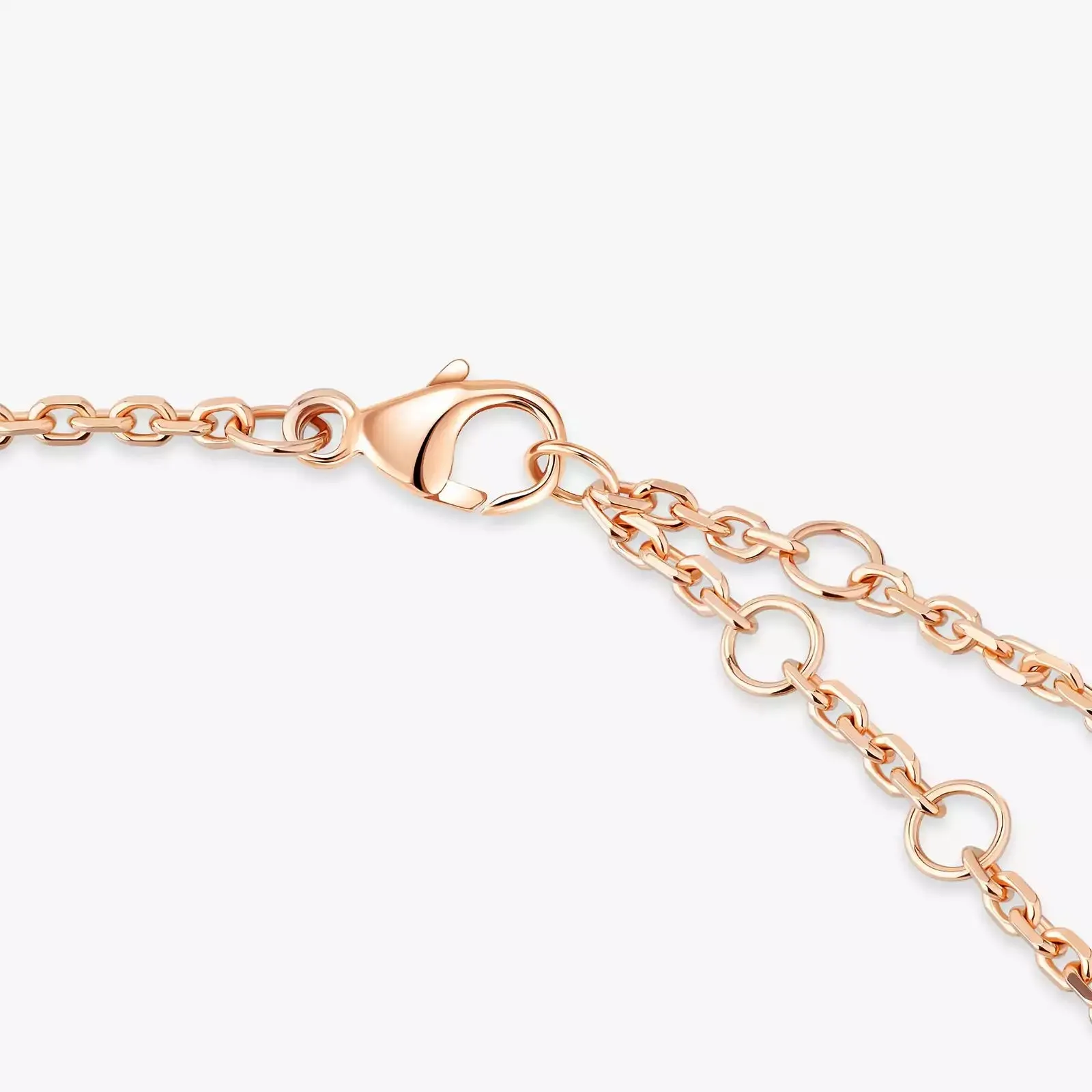 Messika Move Classique Ciselé 18ct Rose Gold 0.20ct Diamond Bracelet