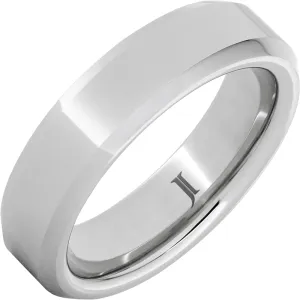 Miravir Serinium Bevel Ring with Polished Finish