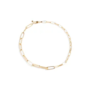 Mixed Link Choker Pieces of Eight