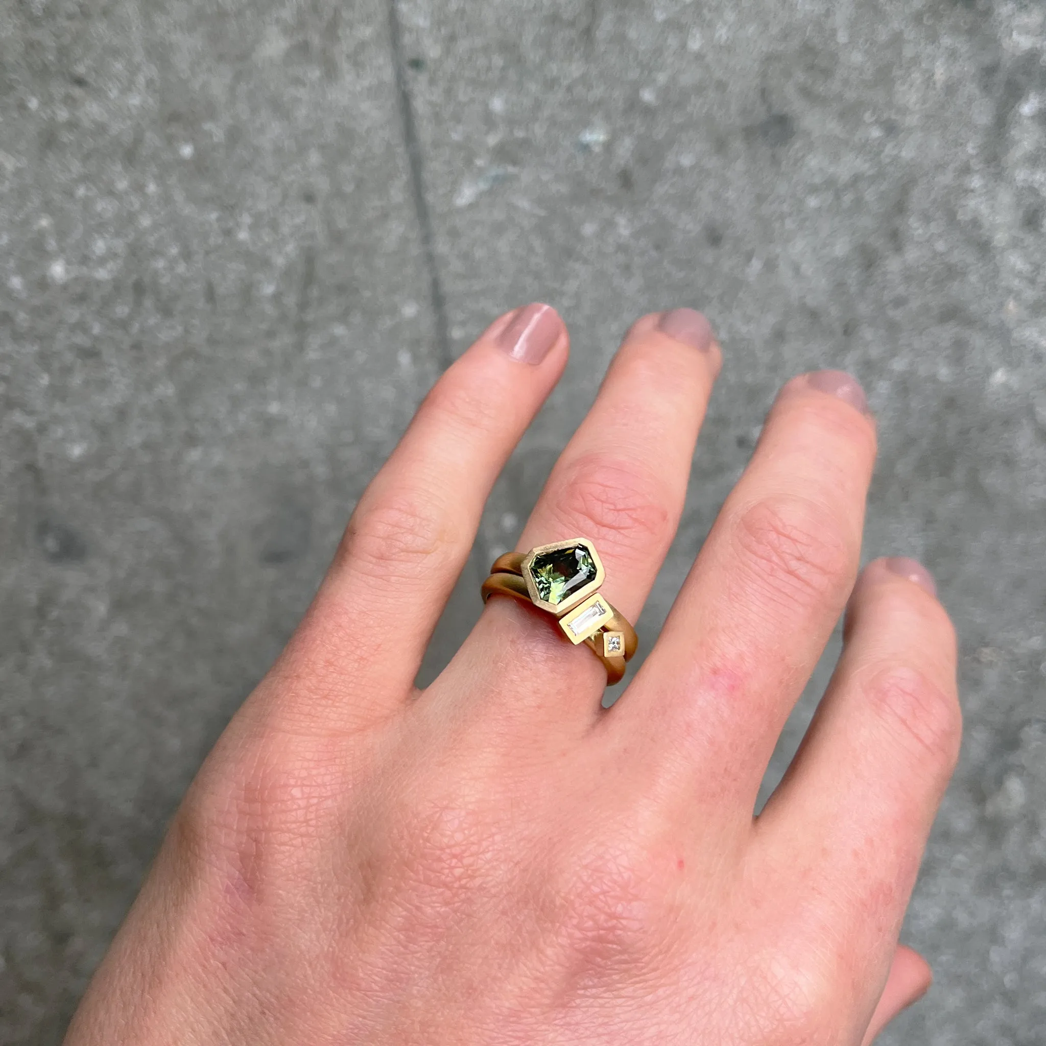 Moss Ring Pieces of Eight