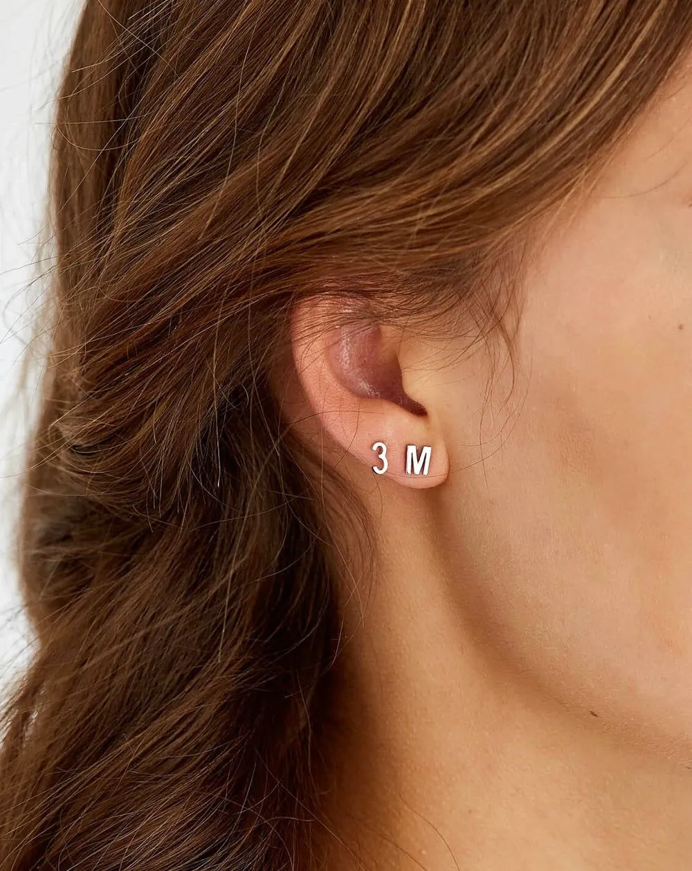 My B 18K Whitegold Stud w. Diamond
