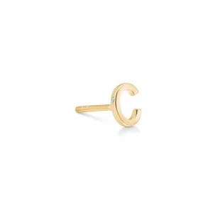 My C 18K Gold Stud w. Diamond