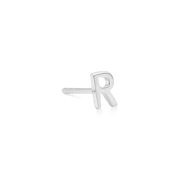 My R 18K Whitegold Stud w. Diamond