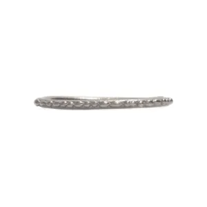 Narrow Beaded Wedding Ring Pieces of Eight