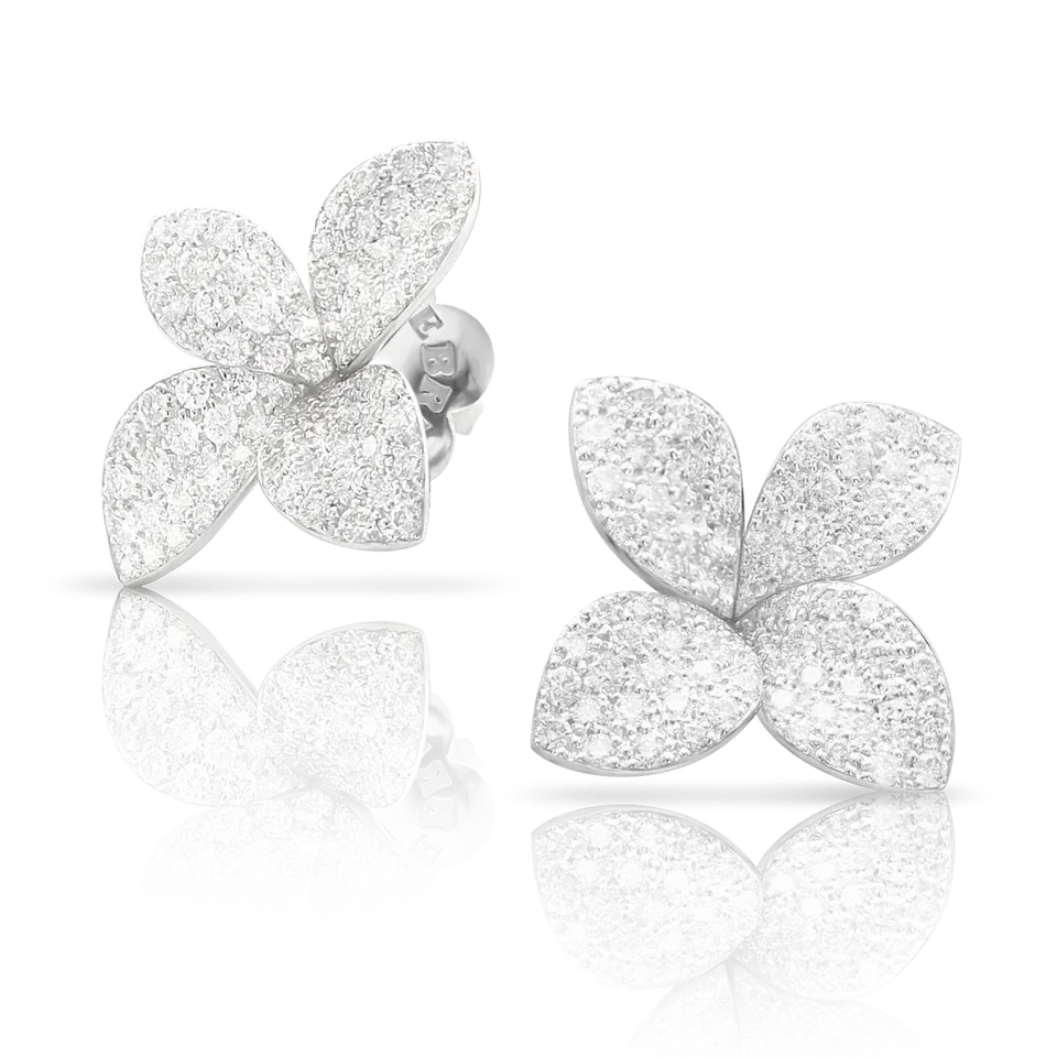 Pasquale Bruni Petit Garden 18ct White Gold 1.37ct Diamond Earrings