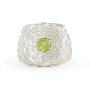 Peridot Crease Ring Pieces of Eight