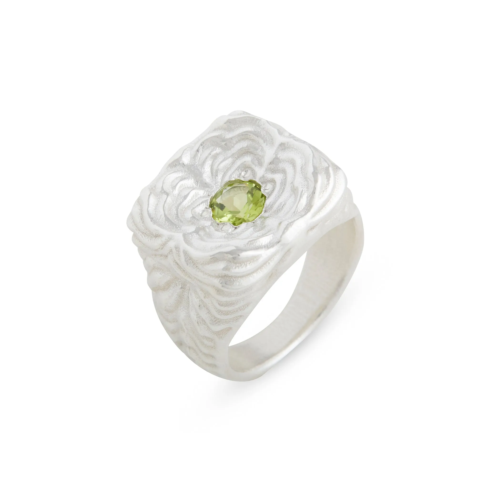 Peridot Crease Ring Pieces of Eight