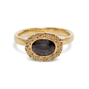 Precious Big Rock Oval Spinel Ring Pieces of Eight