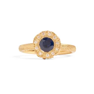 Precious Big Rock Sapphire Ring Pieces of Eight