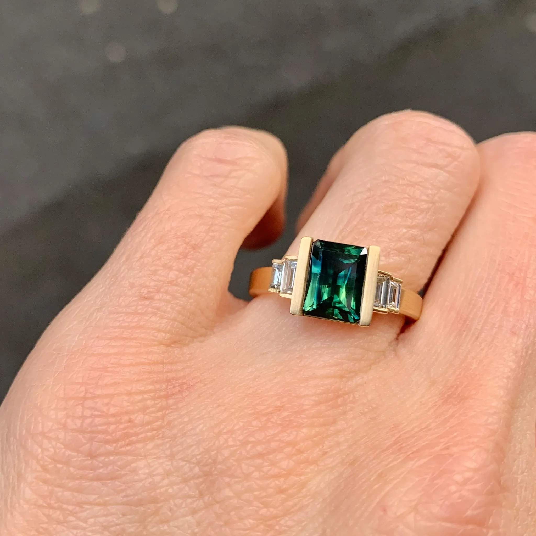 Radiant Deco Ring Pieces of Eight