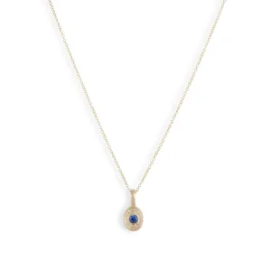 Radiate Ceylon Sapphire Pendant Pieces of Eight