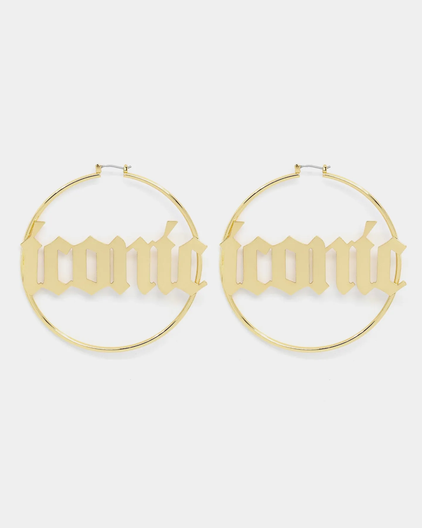 Raising Hell Women's 'Iconic' Hoop Earrings Gold
